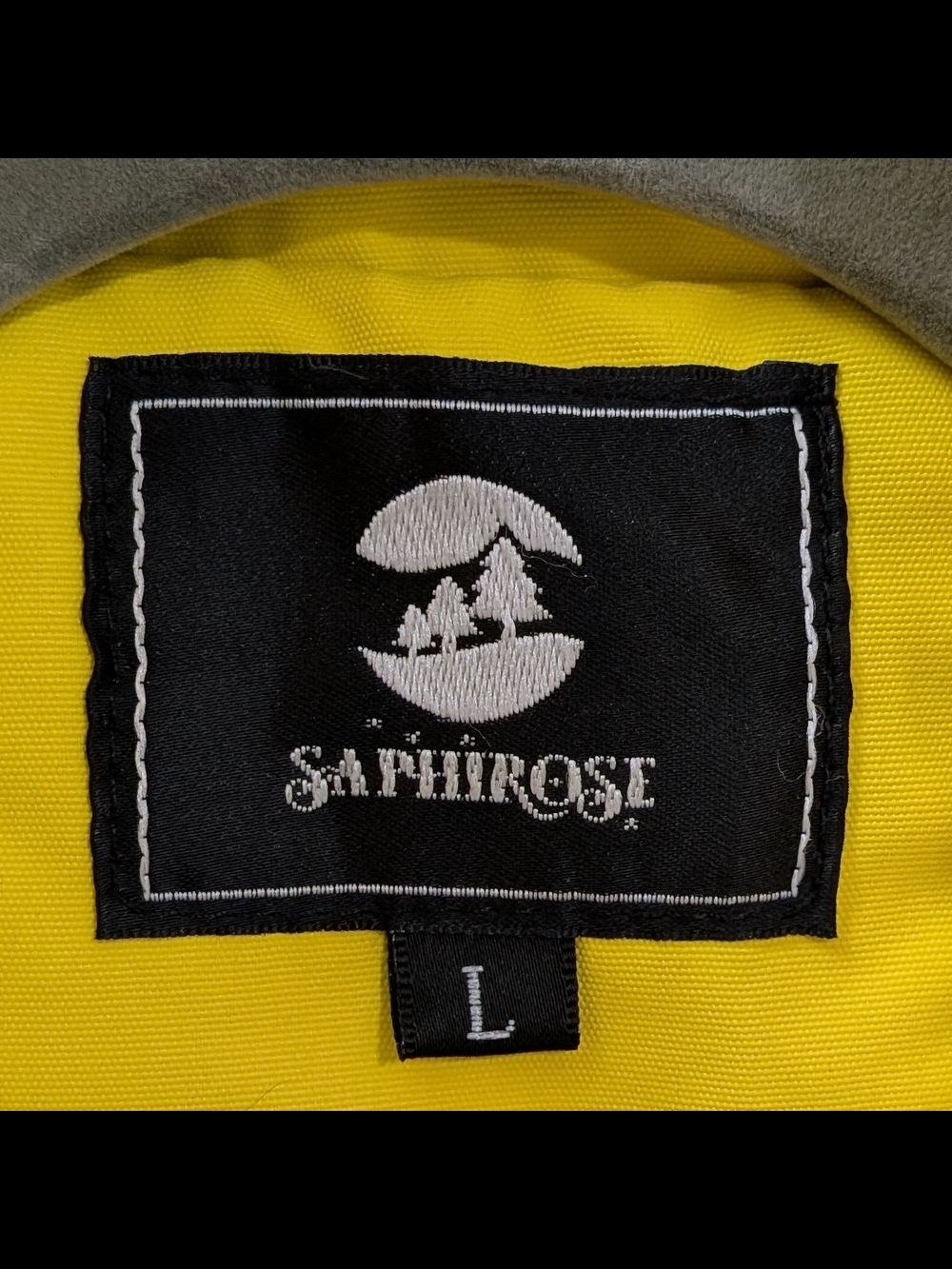 Boys Saphirose Waterproof Jacket Size 6-7 Large W/ Compass Zipper Pockets - Picture 9 of 9